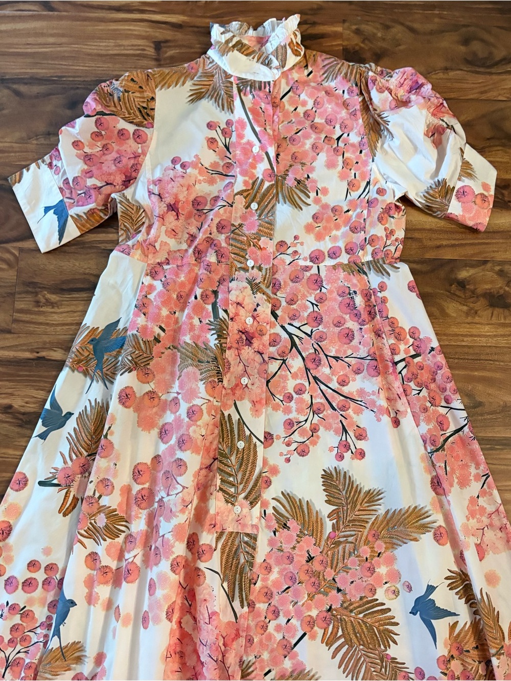 NWT Thierry Colson France Venetia Dress
Garden of Eden Pink Floral Size Small S - Picture 4 of 16
